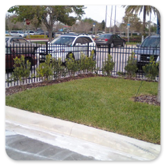 Alternating Spear Top Aluminum Fence