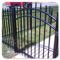 Spear Top Aluminum Arch Gate