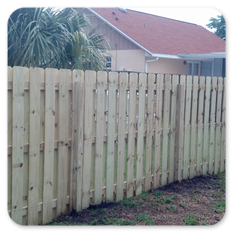 Shadowbox Wood Privacy Fence