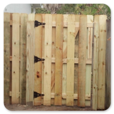 Shadowbox Wood Privacy Fence