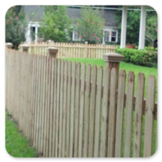Wood Picket Fence