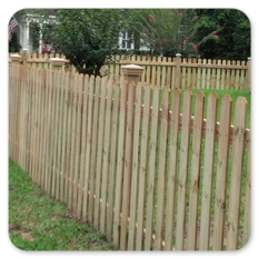 Wood Picket Fence