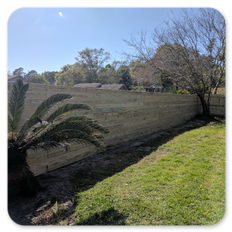 Horizontal Board Wood Privacy Fence