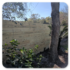 Horizontal Board Wood Privacy Fence