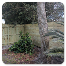 Horizontal Board Wood Privacy Fence