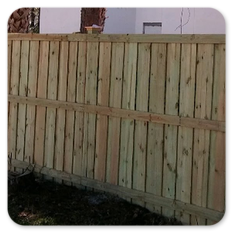 Inside Premium Board on Board Cap Wood Privacy Fence