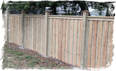 Premium Board on Board Wood Privacy by Gifford Fence Company