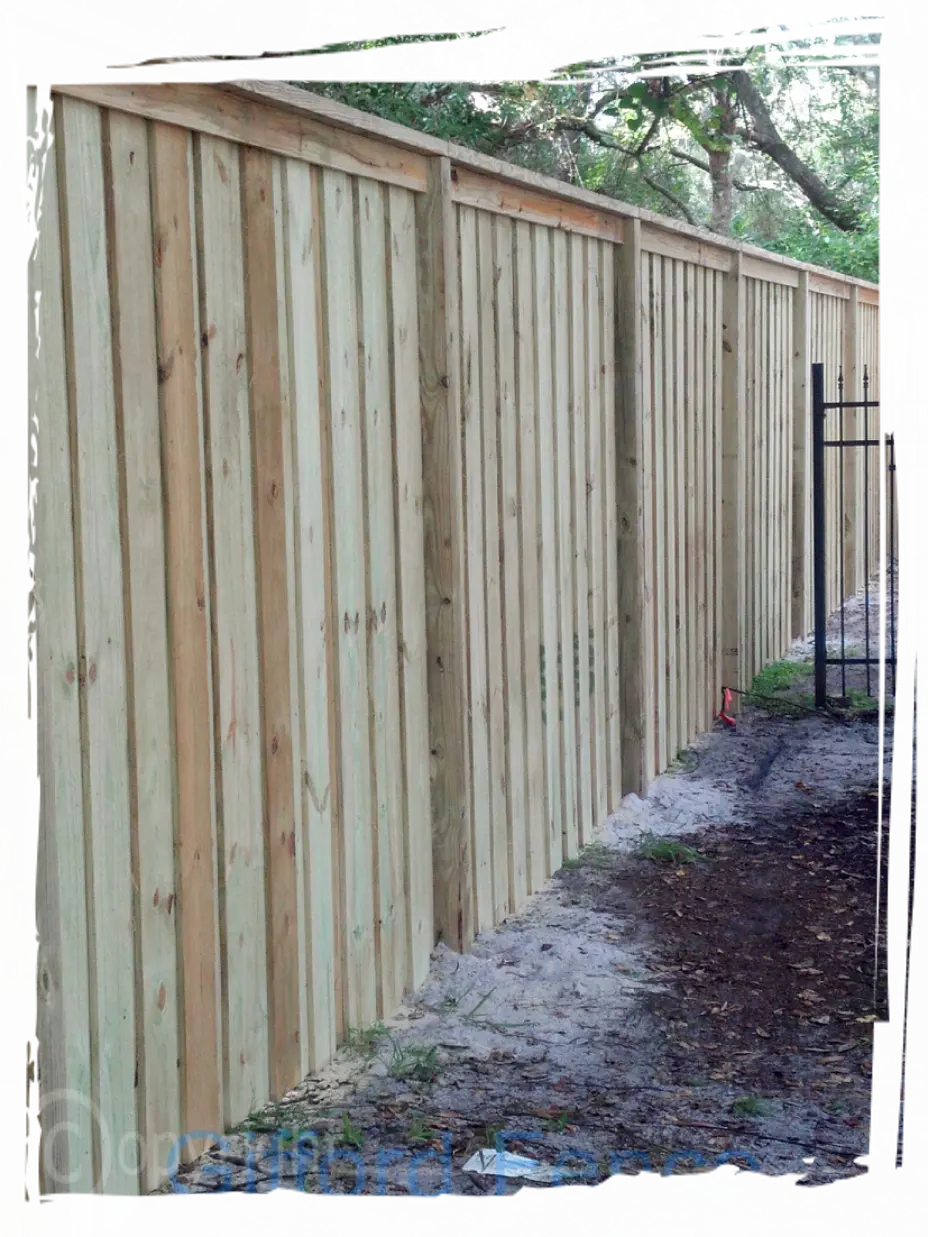 8' Tall Cap Fence In Casselberry by Gifford Fence 