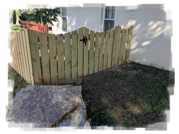 Scallop Picket Fence