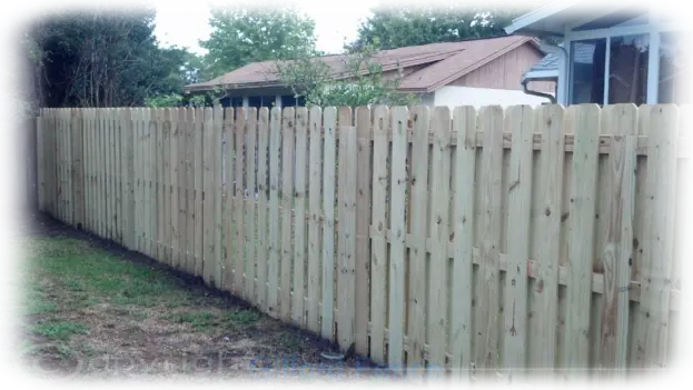 Shadowbox Wood Privacy Fence in Apopka FL