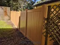 Cypress Wood Look Vinyl Privacy Fence